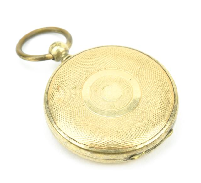 Antique 19th C Georgian Style Gold Locket Pendant (1 of 6)