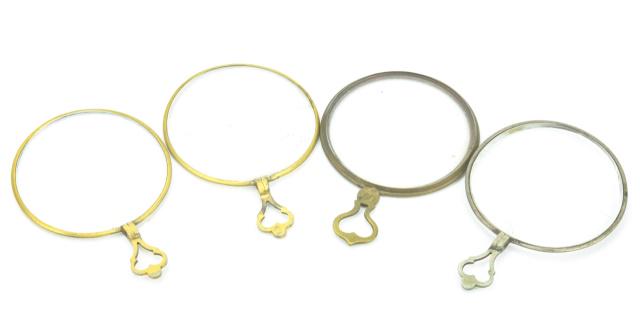 Collection of Four Antique 19th C Monocle Pendants (1 of 6)