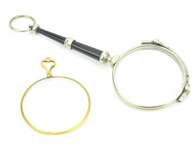 Antique Lorgnette & Monocle Chatelaine Pendant (1 of 8)