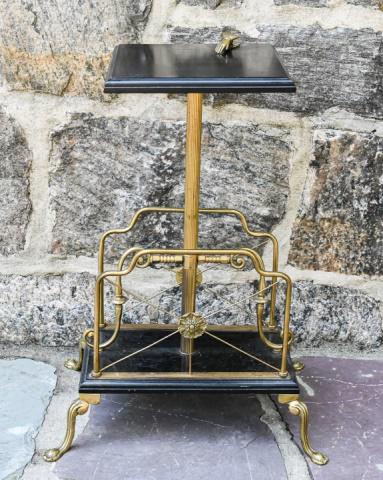 Hollywood Regency Style Canterbury Book Stand (1 of 8)