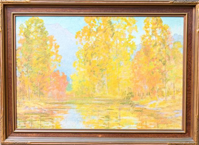 David Stirling Landscape Painting Autumn Tapestry (1 of 9)
