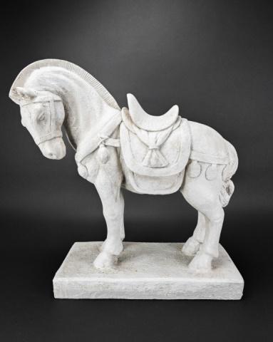 Neoclassical Cast Composite Horse Garden Sculpture (1 of 6)