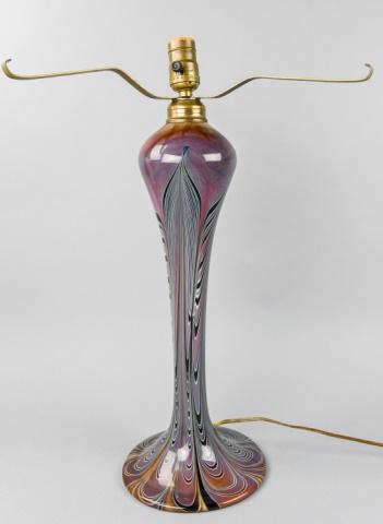 Joseph Clearman Hand Blown Art Glass Table Lamp (1 of 6)