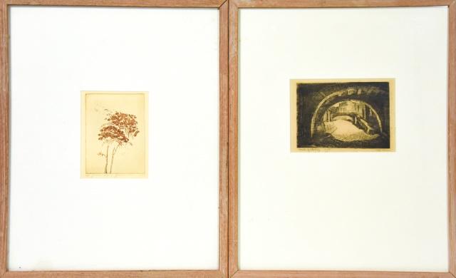 Framed Signed Vintage Etching & Aquatint (1 of 9)