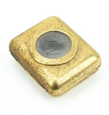 Antique 19th C Locket Necklace Pendant w Magnifier (1 of 6)