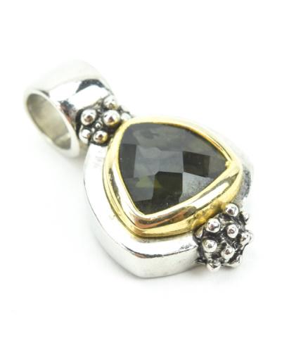 Two Tone David Yurman Style Necklace Pendant (1 of 4)