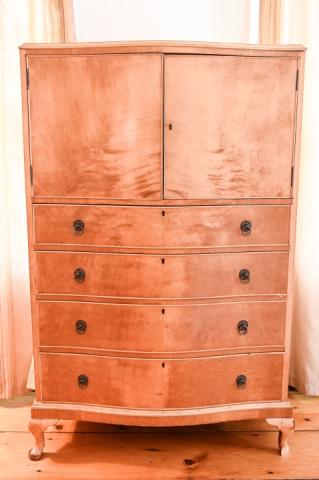 Biedermeier Serpentine Front Chest of Drawers (1 of 6)