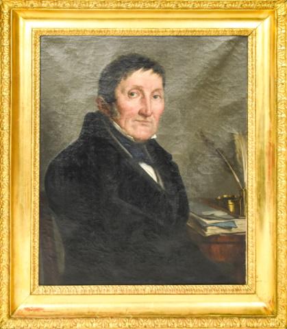19th C Antique Oil Portrait of  Antonio Morandi (1 of 9)