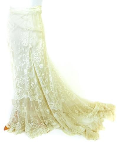 Maggie Norris Couture Handmade Lace Skirt (1 of 10)