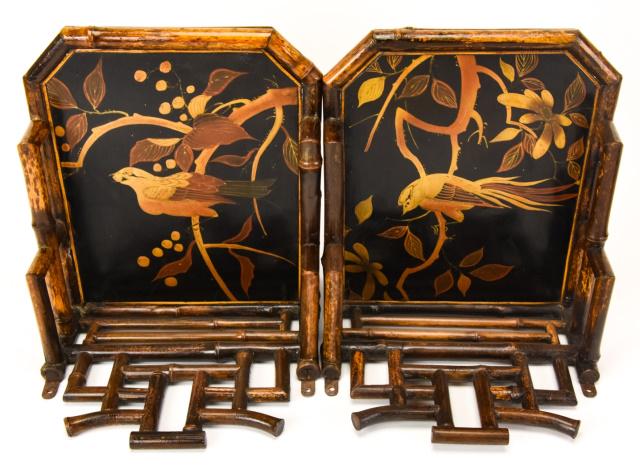 Pair Chippendale Carved Ebony Wall Brackets (1 of 9)