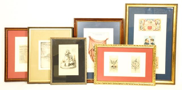 Collection Framed Grover Cleveland Memorabilia (1 of 7)