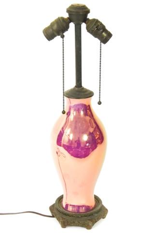 Vintage Iridescent Baluster Form Table Lamp (1 of 7)