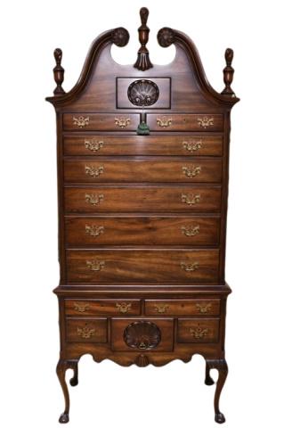 Kittinger Old Dominion Chippendale Highboy Dresser (1 of 9)