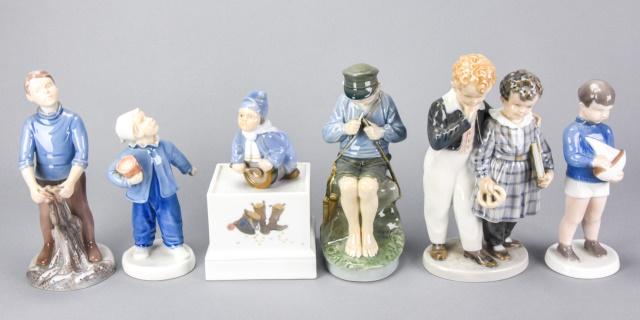 Collection Of Seven Royal Copenhagen Figures (1 of 9)