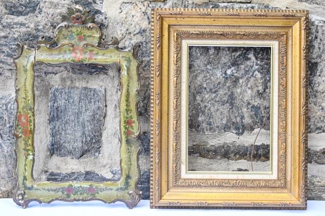 Antique French Country Hand Painted Frame (1 of 10)