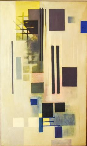 Jean Xceron 1890-1967 Large Signed Painting (1 of 10)