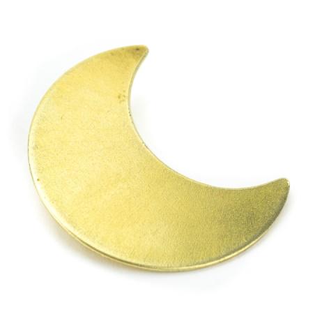 Vermeil Gold Over Sterling Silver Crescent Pendant (1 of 7)