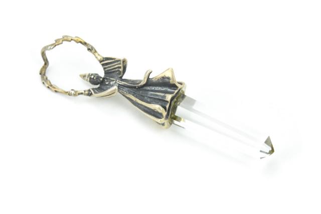 Large Sterling Silver & Crystal Wizard Pendant (1 of 7)