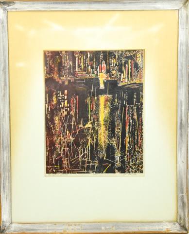 Jack Perlmutter The Lights of Darkness  Lithograph. (1 of 9)