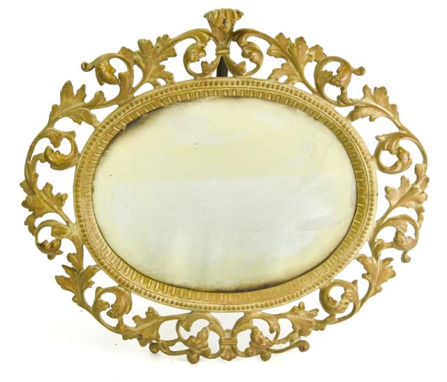 Antique Rococo Style Gilt Bronze Acanthus  Leaf Table (1 of 9)