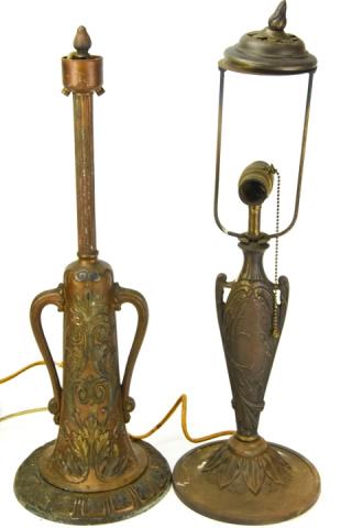 Two Cast Iron & Bronze Antique Art Nouveau  Amphora (1 of 8)
