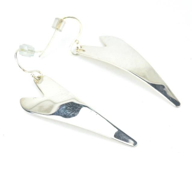 Robert Lee Morris Andy Warhol Sterling Earrings (1 of 9)