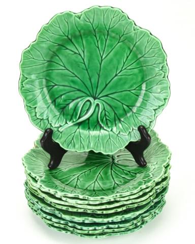 Wedgwood Majolica Cabbage Leaf Plates (1 of 9)