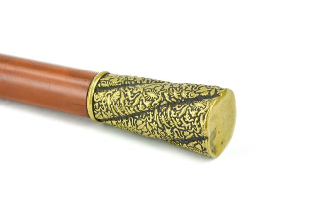 Antique Cane / Walking Stick w Sea Life Handle (1 of 7)