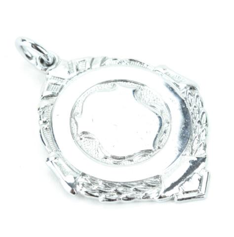 Estate English Style Shield Form Necklace Pendant (1 of 5)