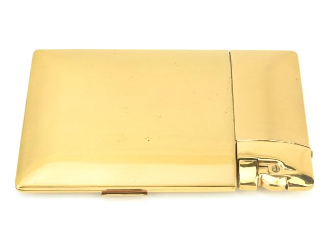 Vintage Retro Era Elgin Cigarette Case & Lighter (1 of 8)
