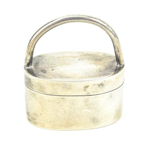 Vintage Sterling Silver Basket Form Locket Pendant: Vintage Sterling Silver Basket Form Locket Pendant. Hallmarked. Measures just under 1.5 inches in length.