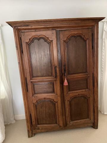 Antique French Country Oak Armoire (1 of 11)