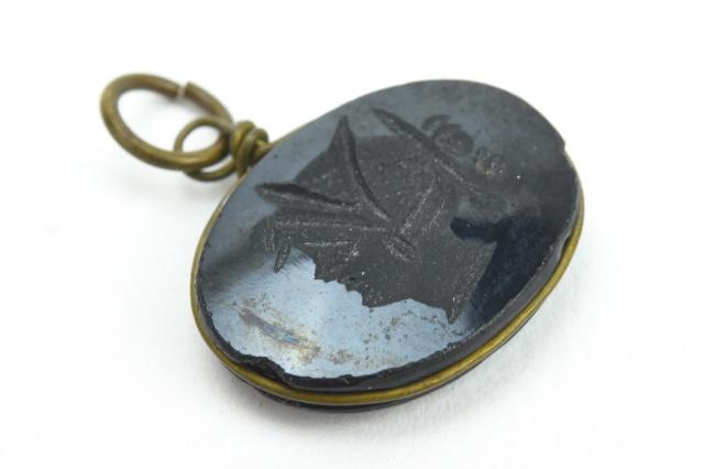 Antique Carved Greco Roman Style Intaglio Pendant (1 of 4)
