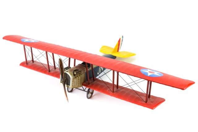 WWI Jenny JN-7H Classic Barnstormer Model Biplane (1 of 8)
