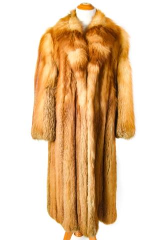 Red Fox Full Length Fur Coat (1 of 10)