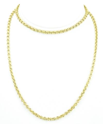 Estate Gold Filled Double Rolo Link Chain Necklace (1 of 6)