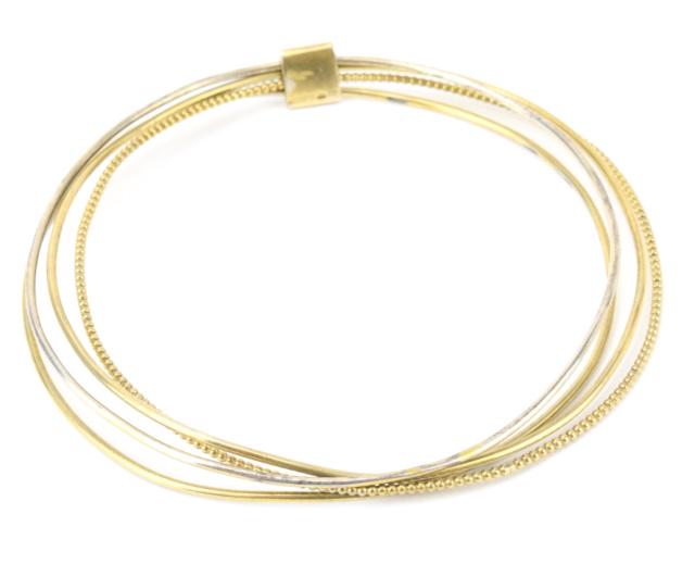 Antique 19th C Gold Filled Bangle Bracelet (1 of 7)