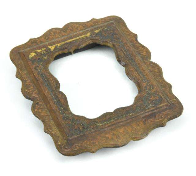 Antique 19th Paper Mache Portrait Miniature Frame (1 of 9)
