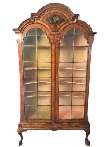 Antique 19th C English Georgian China Cabinet (1 of 7)