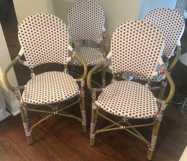 Poitoux rattan shop chairs