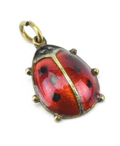 David Andersen Norway Sterling Lady Bug Pendant (1 of 5)