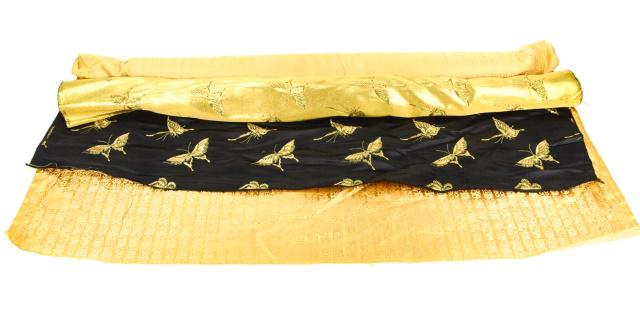 2 Bolts Vintage Chinese Silk Patterned Fabric (1 of 11)