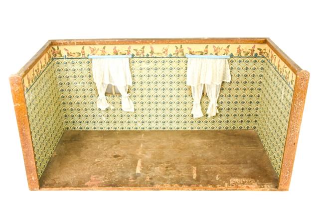 Antique 19th C Large Dollhouse Room Box (1 of 11)