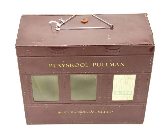 Antique Dollhouse Playskool Pullman Train Room Box (1 of 10)
