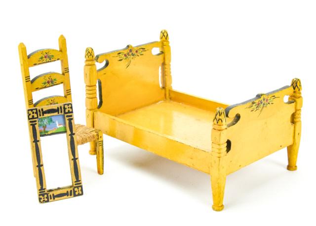 Antique Miniature Tynietoy Doll House Furniture (1 of 9)