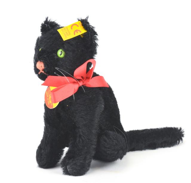 Vintage German Steiff Stuffed Animal Black Cat (1 of 9)