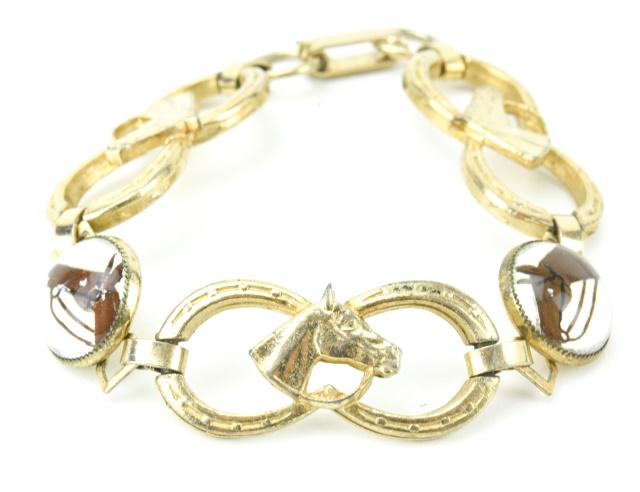 Vintage Essex Crystal Equestrian Motif Bracelet (1 of 6)