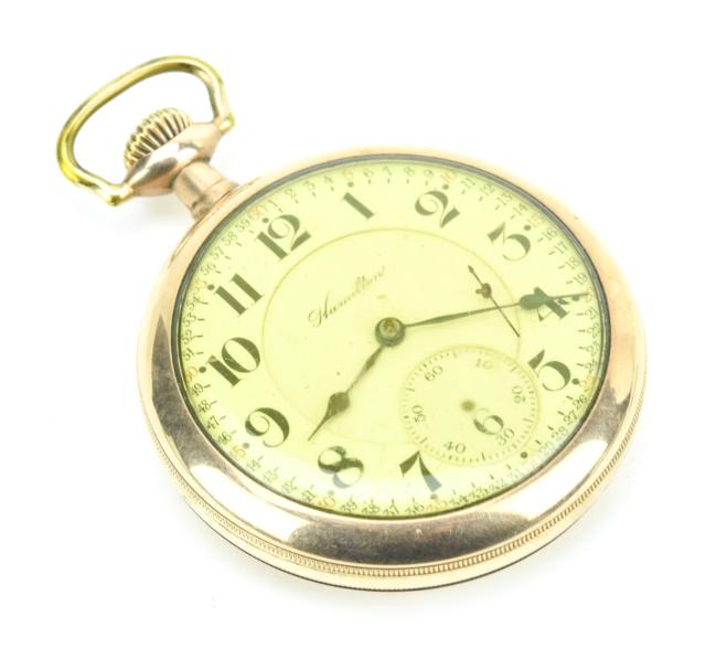 Antique Hamilton 21 Jewels Pocket Watch Pendant (1 of 8)