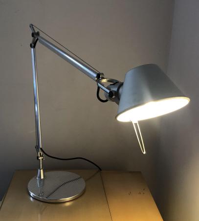 Artemide Italy "Tolomeo" Chrome Tone Task Lamp (1 of 5)
