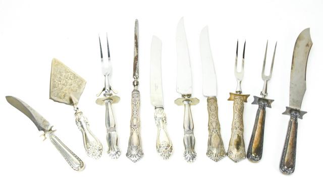 Collection Serving Utensils w Sterling Handles (1 of 11)